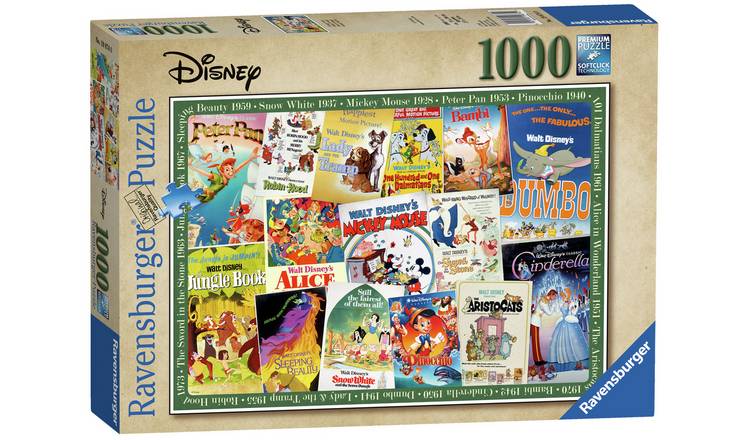 Buy Disney Vintage Movie Posters Jigsaw - 1000 pieces | 2 ...