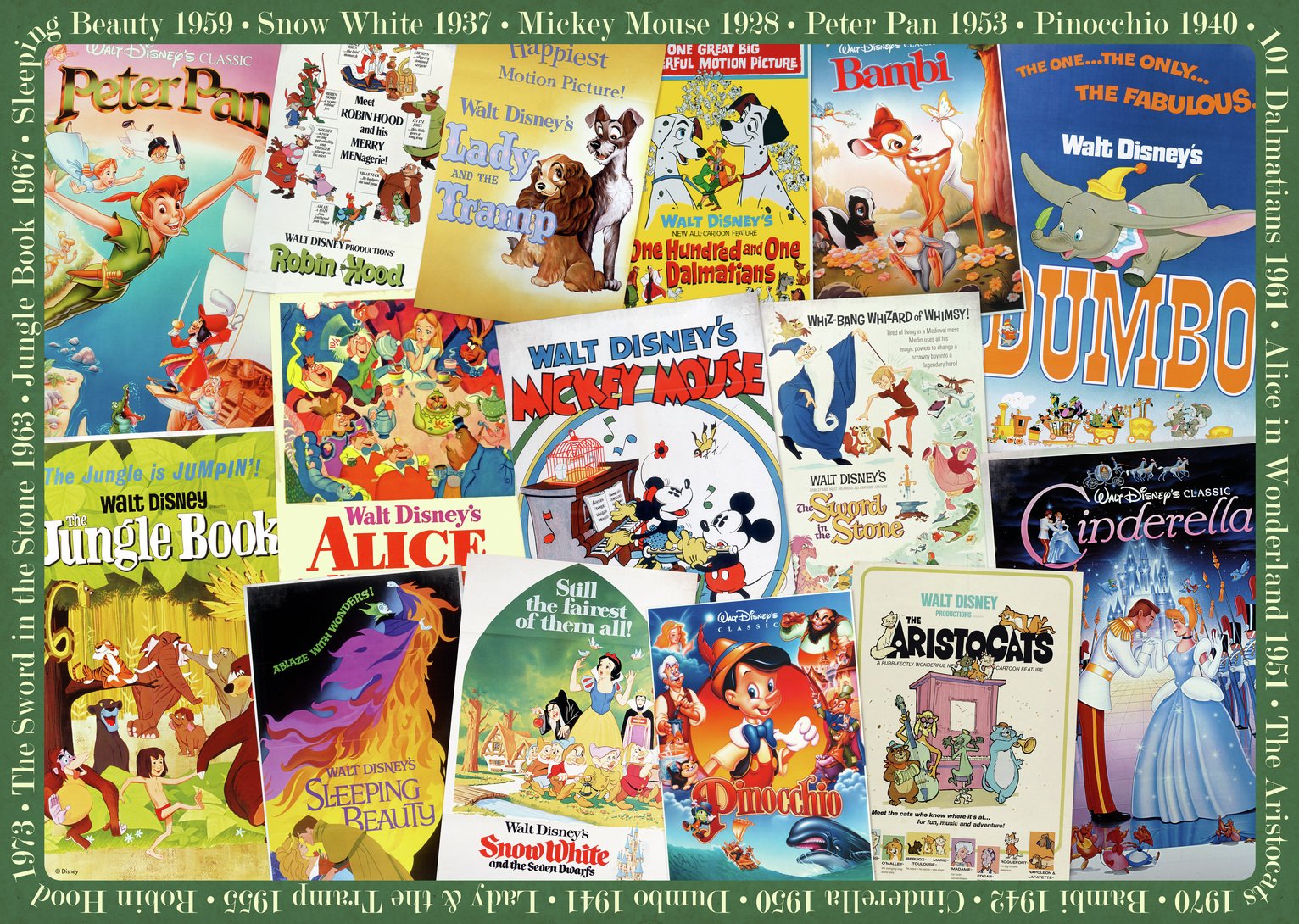 Disney Vintage Movie Posters Jigsaw Review