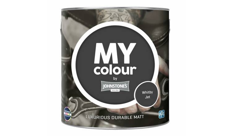 Johnstone's My Colour Durable Matt Paint Whitby Jet 2.5L