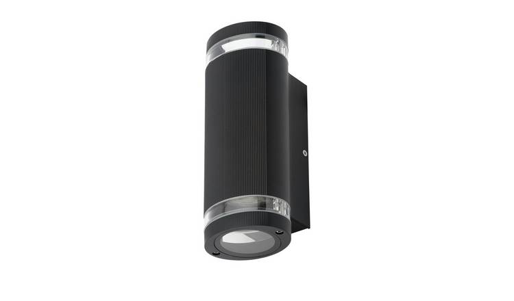 Buy Zinc 35w Led Up Down Lantern Outdoor Wall Lights And Lanterns Argos