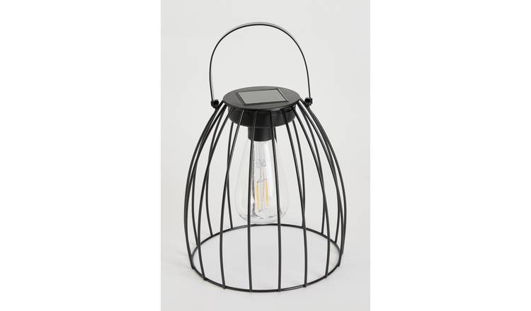 Habitat Warm White Solar Caged Pendant Light