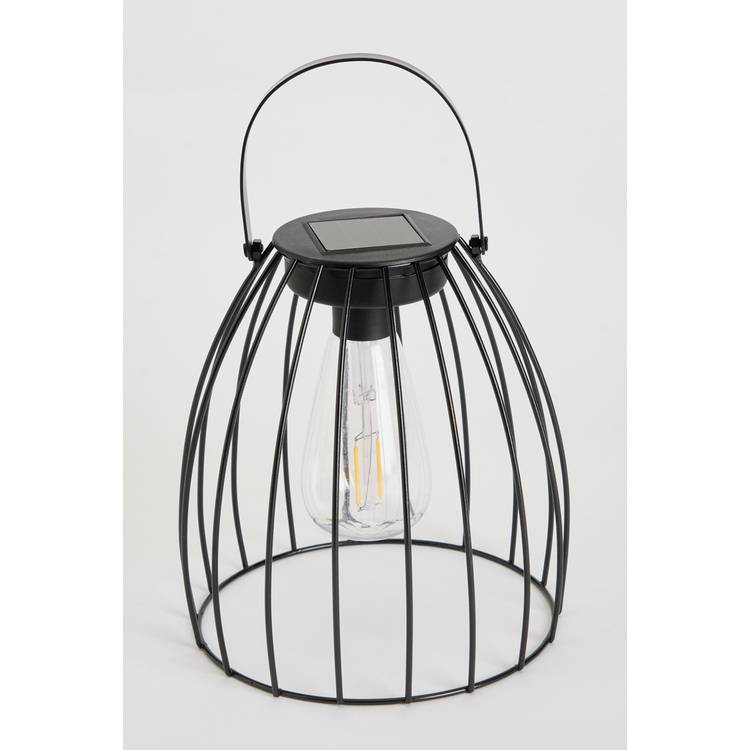 Habitat Warm White Solar Caged Pendant Light 0