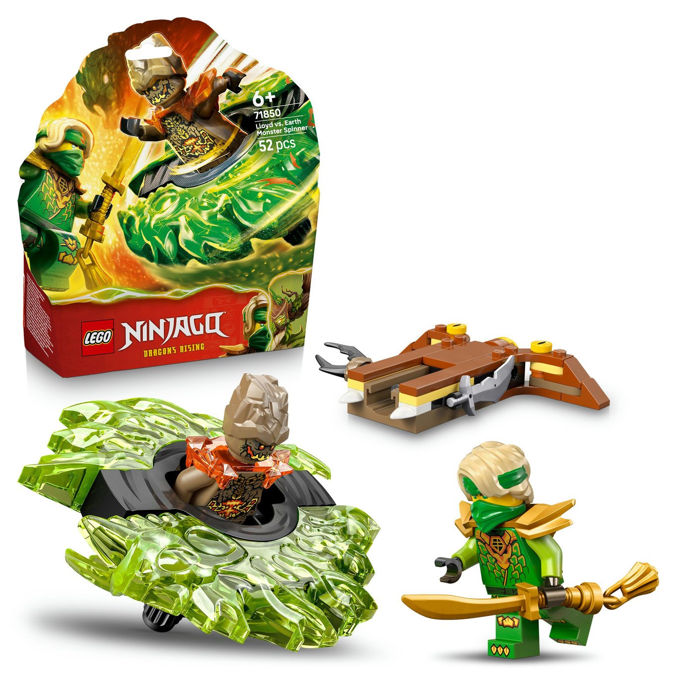 Buy LEGO NINJAGO Lloyd vs. Earth Monster Spinner Toy 71850 | LEGO