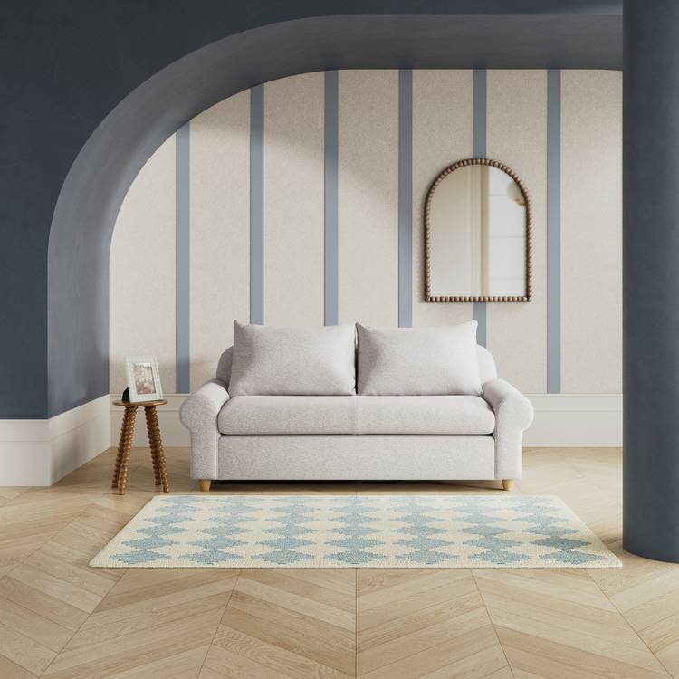 Habitat Whitby Fabric 2 Seater Sofa - Natural - Ash Leg 0