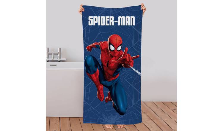 Marvel Spiderman Beach Towel - Blue