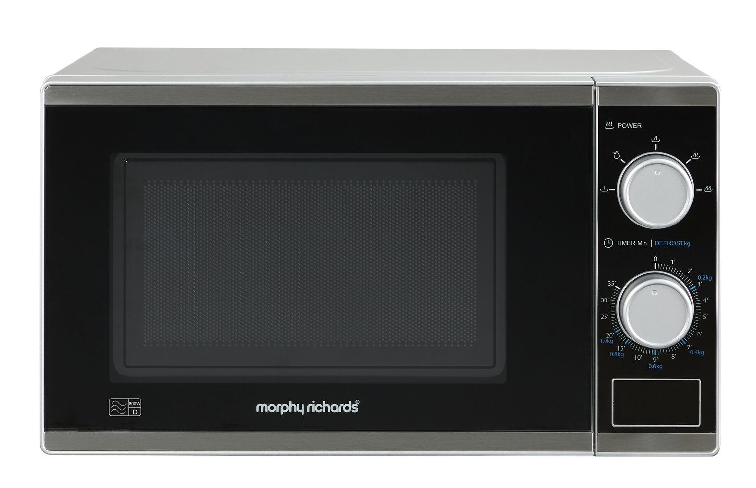 Morphy Richards 800W Solo Standard Microwave - Black