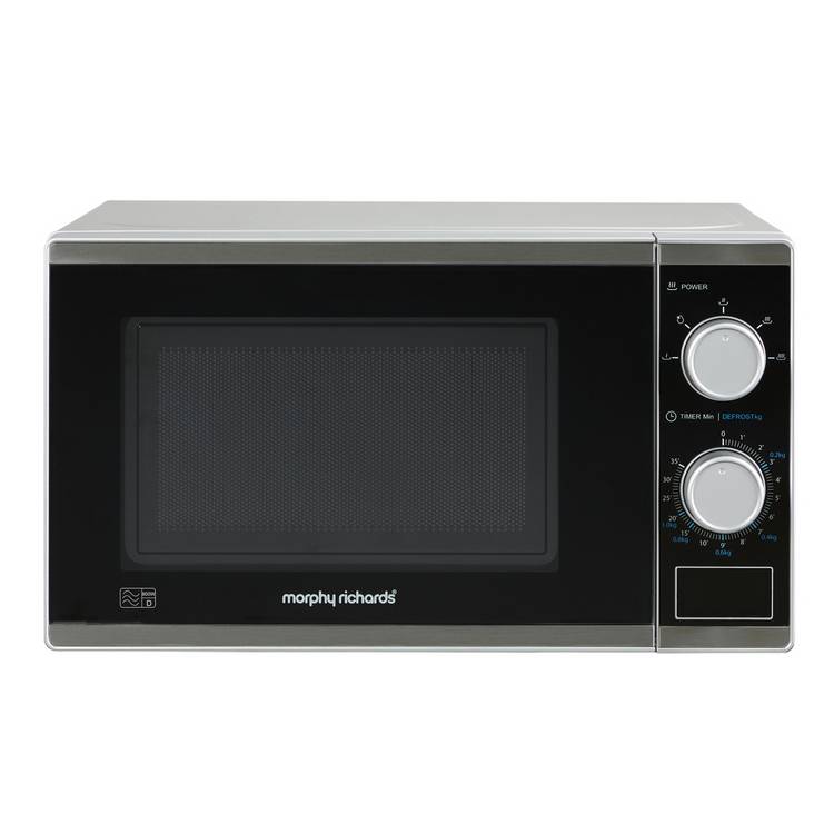 Morphy Richards 20L 800W Solo Standard Microwave - Silver 0