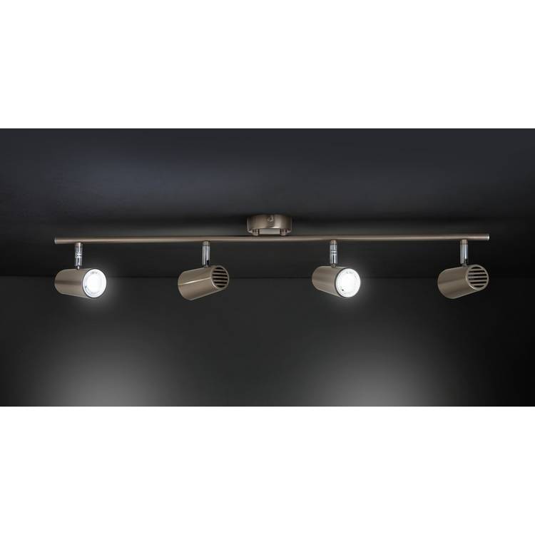 Argos Home Brushed Chrome 4 Light Bar Light 0