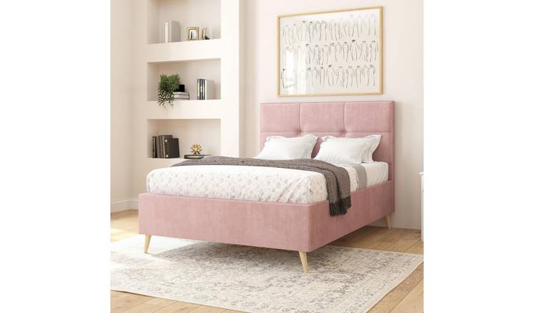 Aspire Caine Superking Bed Frame - Pink