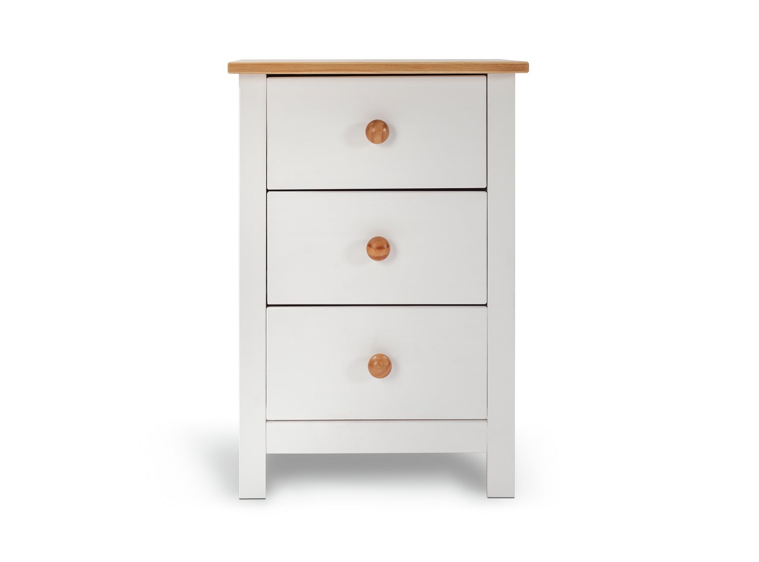 Buy Argos Home Scandinavia 3 Drawer Bedside Table - Two Tone | Bedside ...