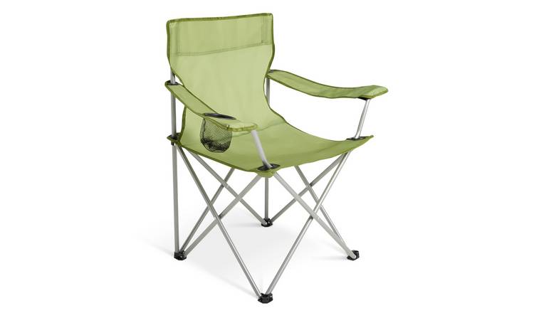 Pro Action Steel Folding Camping Chair - Green