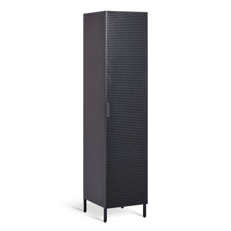 Habitat Landan 1 Door Tall Boy - Anthracite 0