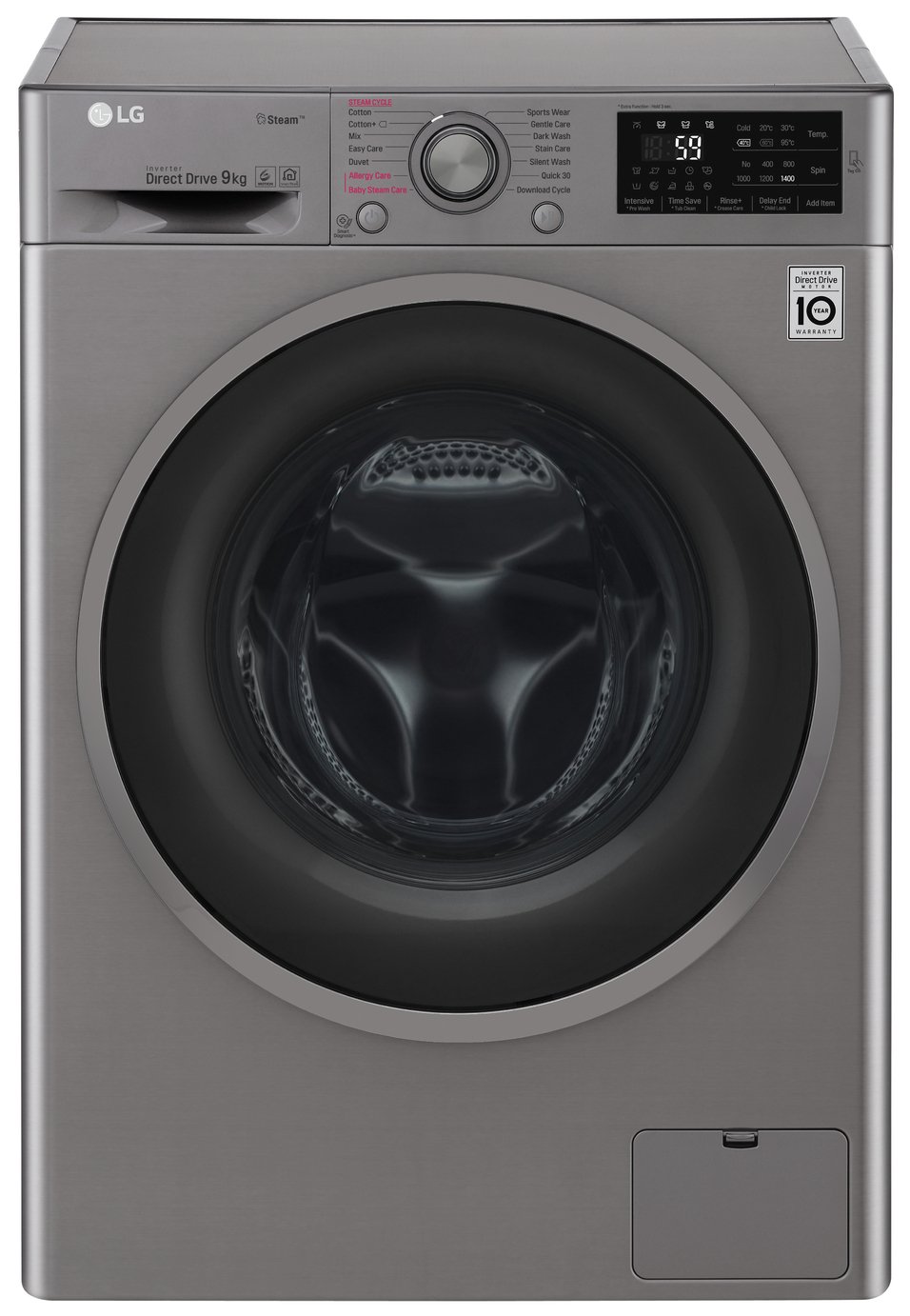 LG F4J609SS 9KG 1400 Spin Washing Machine Review