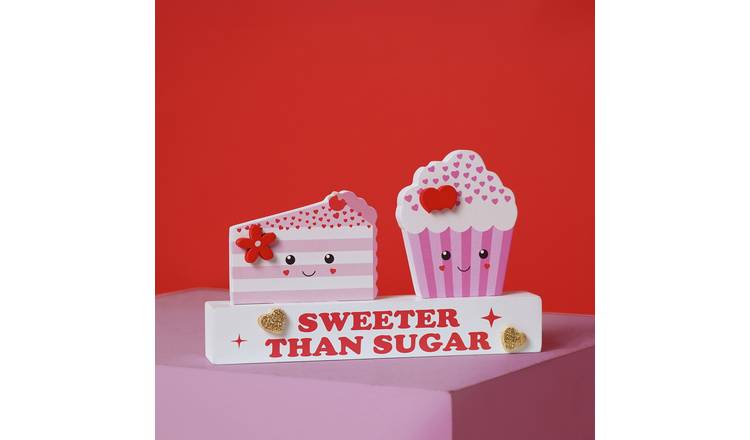 Widdop Love Is Sweet Message Plaque - Sweeter Than Sugar