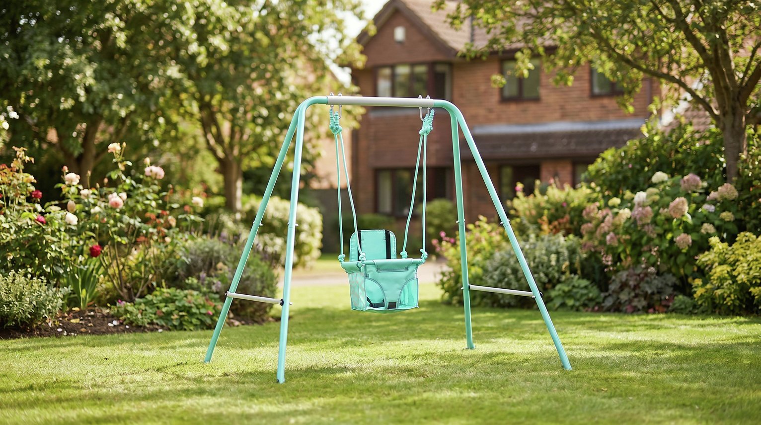 Buy Chad Valley 2 In 1 Kids Garden Swing - Green | Swings | Argos