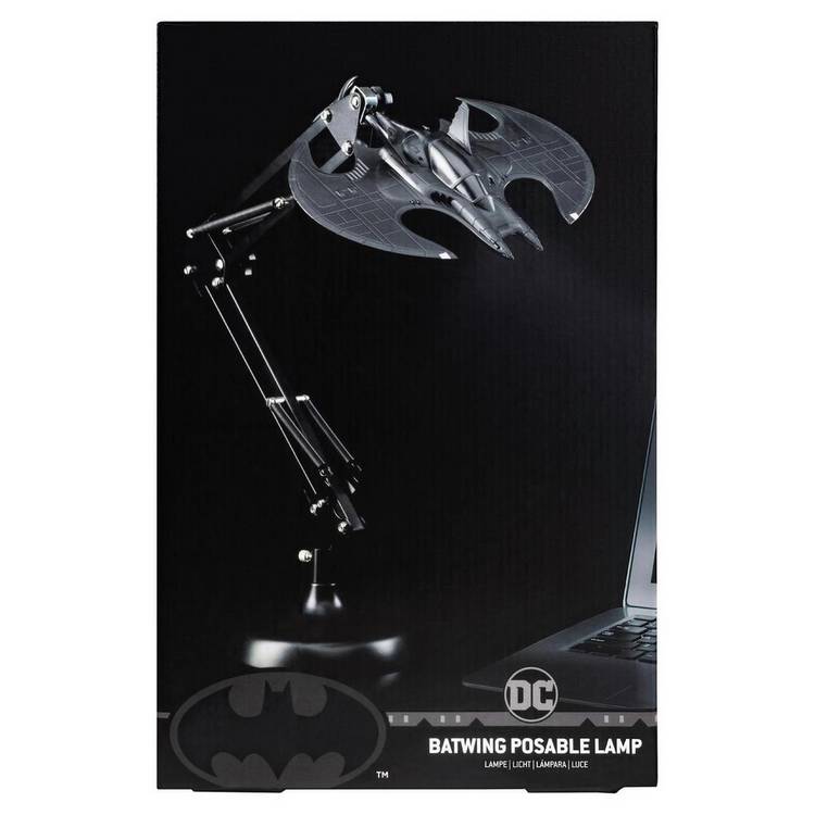 Batman Batwing Posable V2 LED Kids Desk Light - Black 0