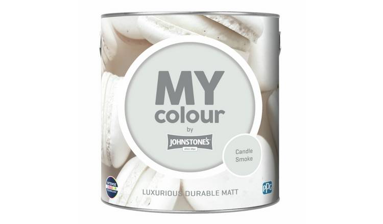 Johnstone's MY Colour Matt Paint 2.5L - Candle Smoke