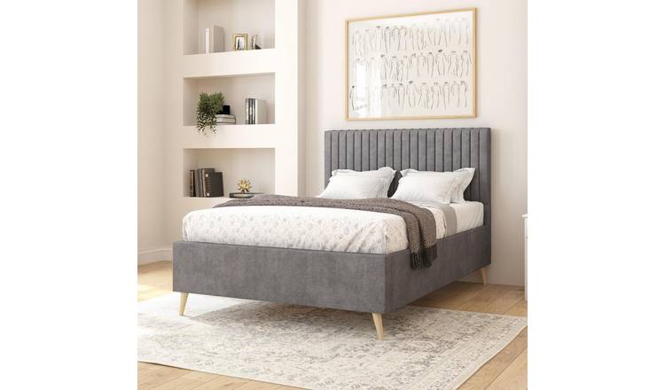 Aspire Grant Double Bed Frame - Steel