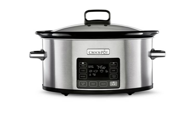 Buy Crockpot 5.6L Time Select Slow Cooker Stainless Steel Argos