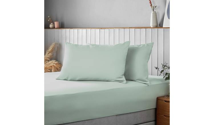 Silentnight Supersoft Standard Pillowcase Pair - Light Blue