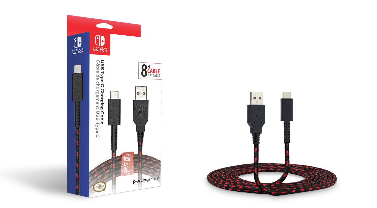 PDP USB-C Charging Cable for Nintendo Switch
