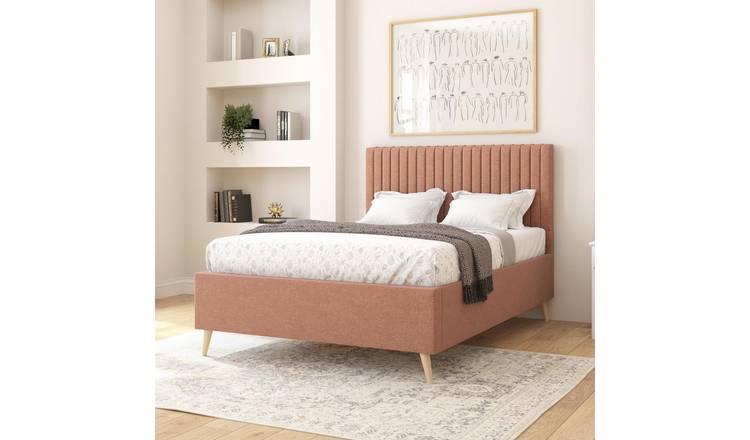 Aspire Grant Double Ottoman Bed Frame - Rose
