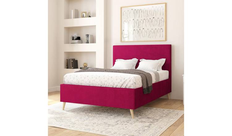 Aspire Garland Double Bed Frame - Berry