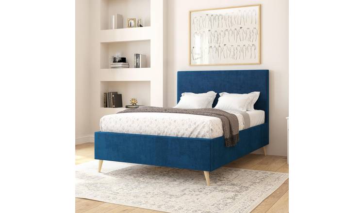 Aspire Garland Double Bed Frame - Navy