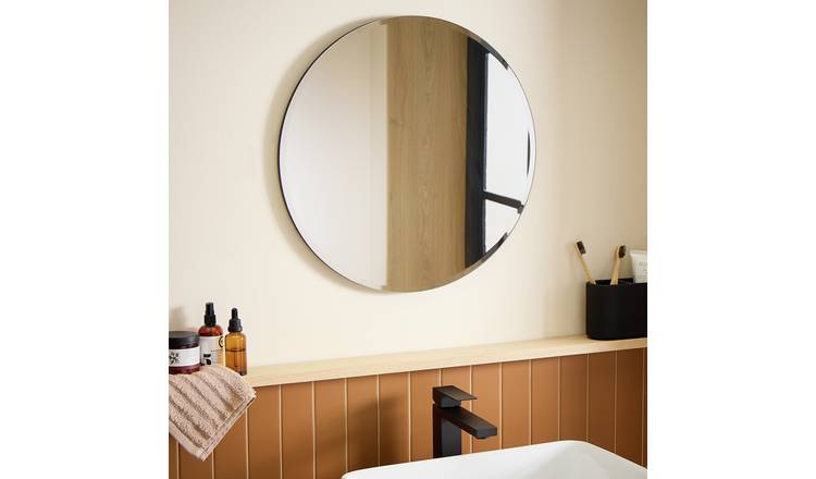 Argos Home Round Bathroom Wall Mirror - 50x50cm