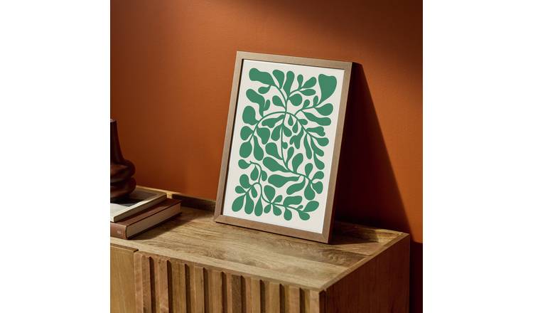 Habitat Walnut Wooden Wall Picture Frame - 30x40cm