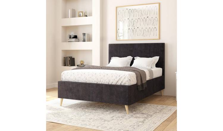 Aspire Garland Small Double Bed Frame - Ebony