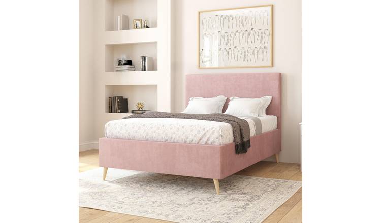 Aspire Garland Small Double Bed Frame - Blush Pink
