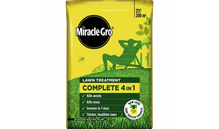 Miracle-Gro Complete 4 in 1 Lawn Treatment - 200m2