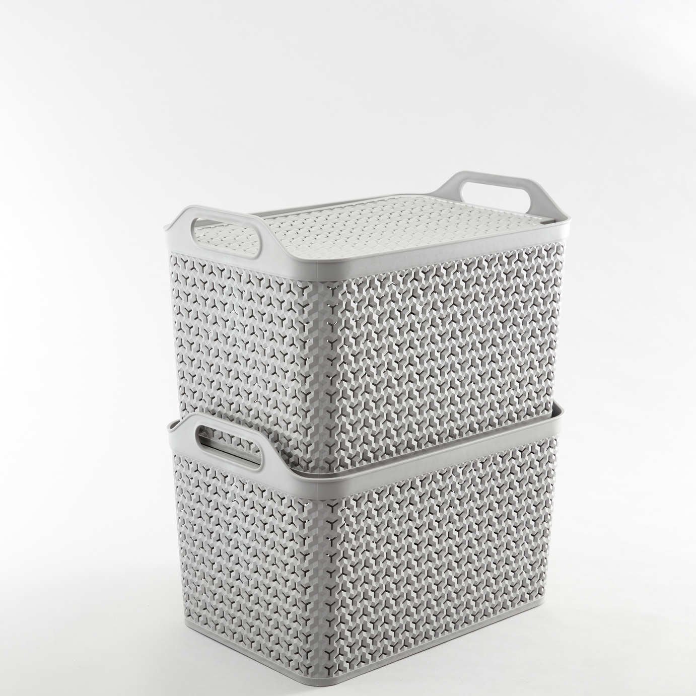 Strata Pack of 2 21L Urban Baskets with Lid review