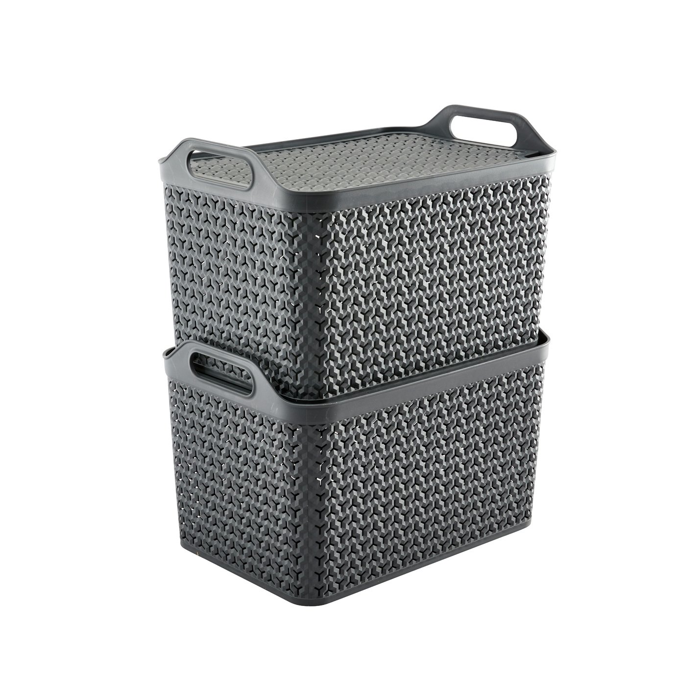 Strata Pack of 2 21L Urban Basket with Lid review