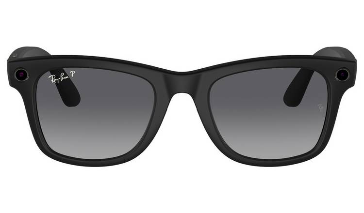 Ray-Ban Meta Wayfarer L Matte Black, Polar Gradient Graphite