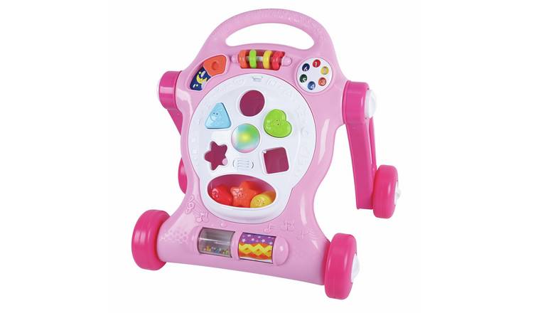 Chad Valley Lights & Tunes First Step Baby Walker - Pink