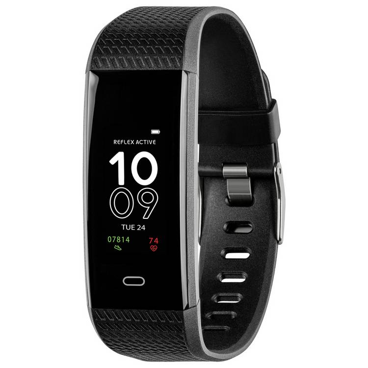 Reflex Active Series 35 Black Smart Activity Tracker Watch 0
