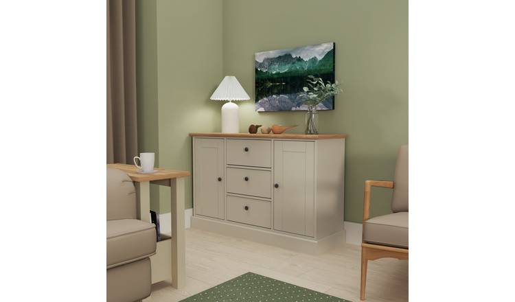 Argos Home Winchester 2 Door 3 Drawer Sideboard - Natural