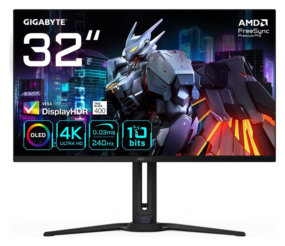 Gigabyte AORUS FO32U2 32in 240Hz 4K Ultra HD Gaming Monitor