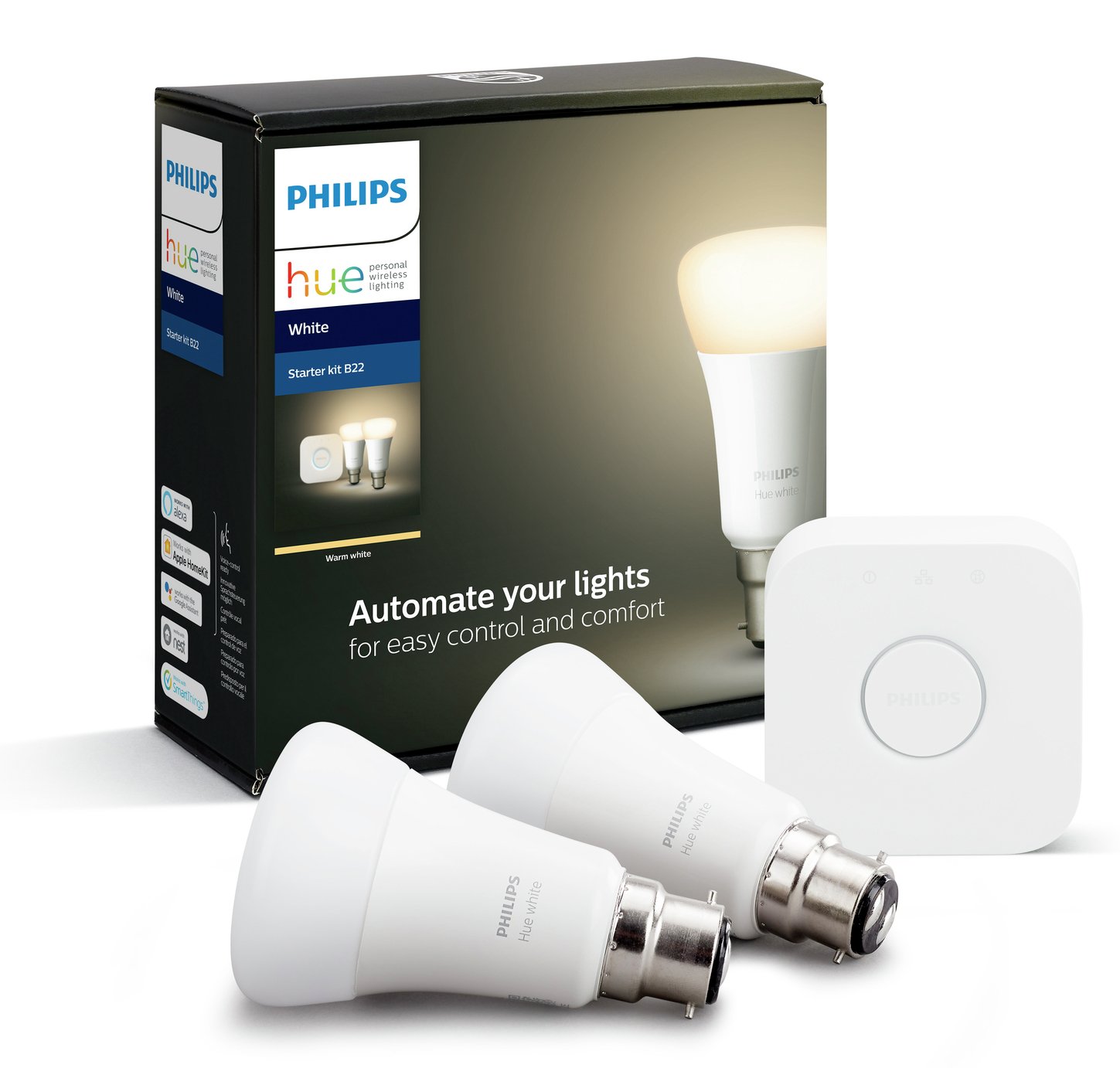 Philips Hue Starter Kit with White B22 Bulb Review