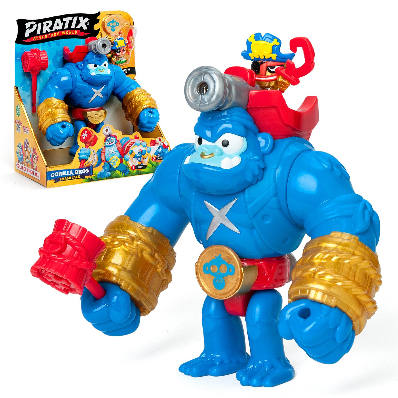 Buy Piratix Gorilla Brothers Smash Jack Figure | Playsets and