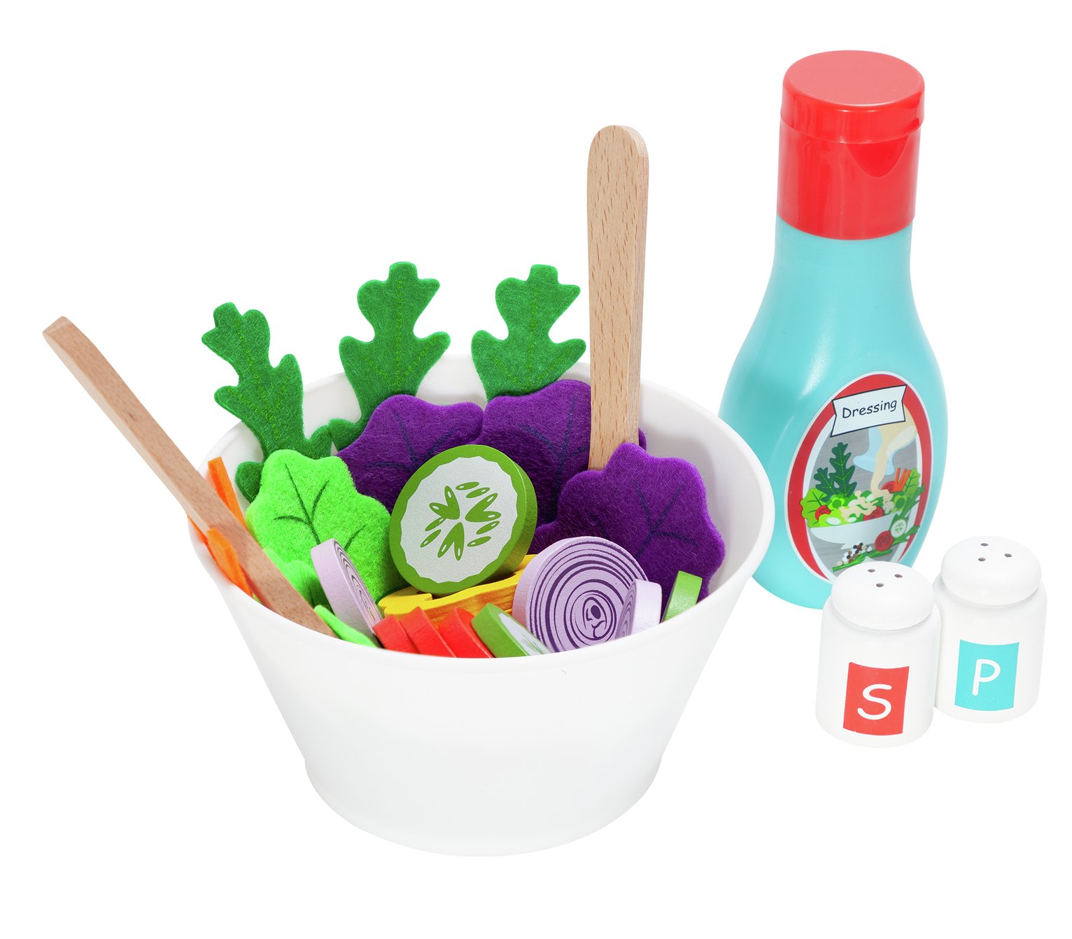 Chad Valley Wooden Toy Salad Set Review