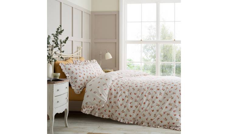 Catherine Lansfield Ditsy Floral Frill Bedding Set - Single