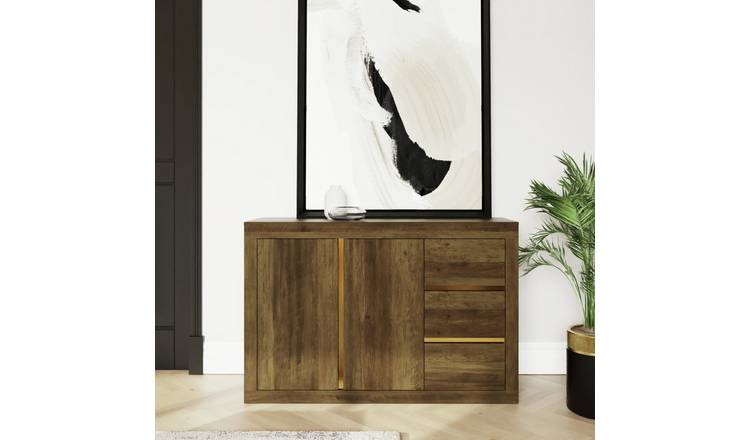 GFW Astley 2 Door 3 Drawer Sideboard - Natural