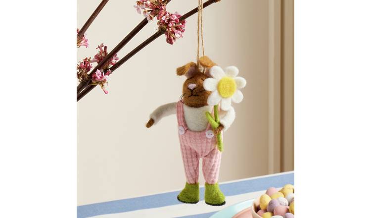 Argos Home Handcrafted Felt Rabbit Ornament