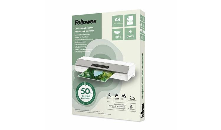 Fellowes A3 Laminating Pouches Gloss Light Duty Pack of 100