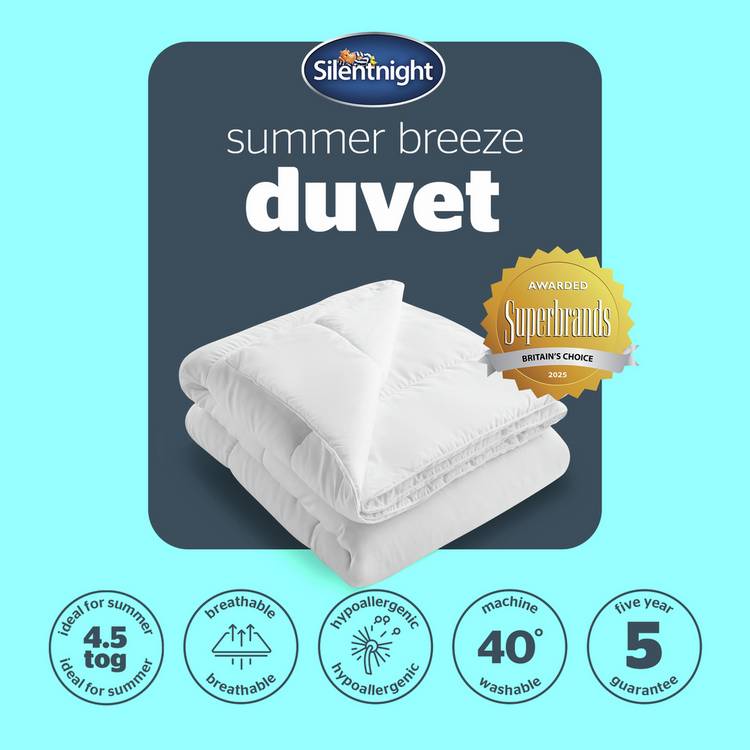 Silentnight Summer Breeze 4.5 Tog Duvet - Single 0