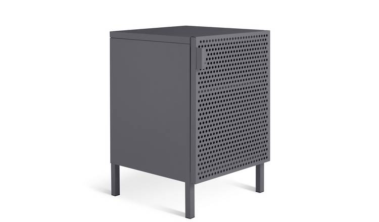 Habitat Landan 1 Door Bedside Table - Anthracite