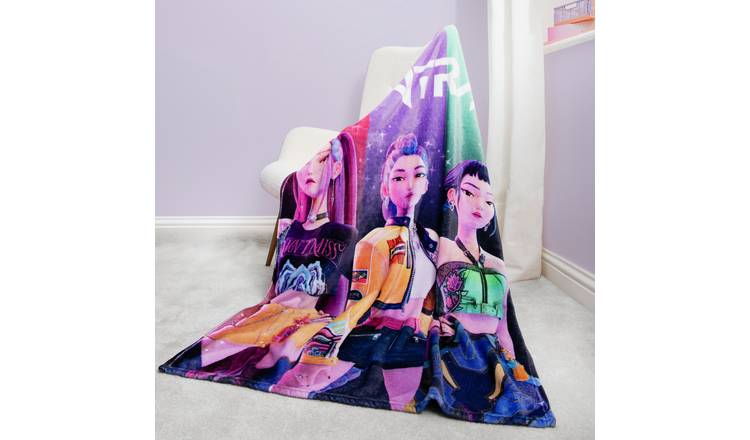 K-Pop Demon Hunters Throw - Purple - 150x100cm